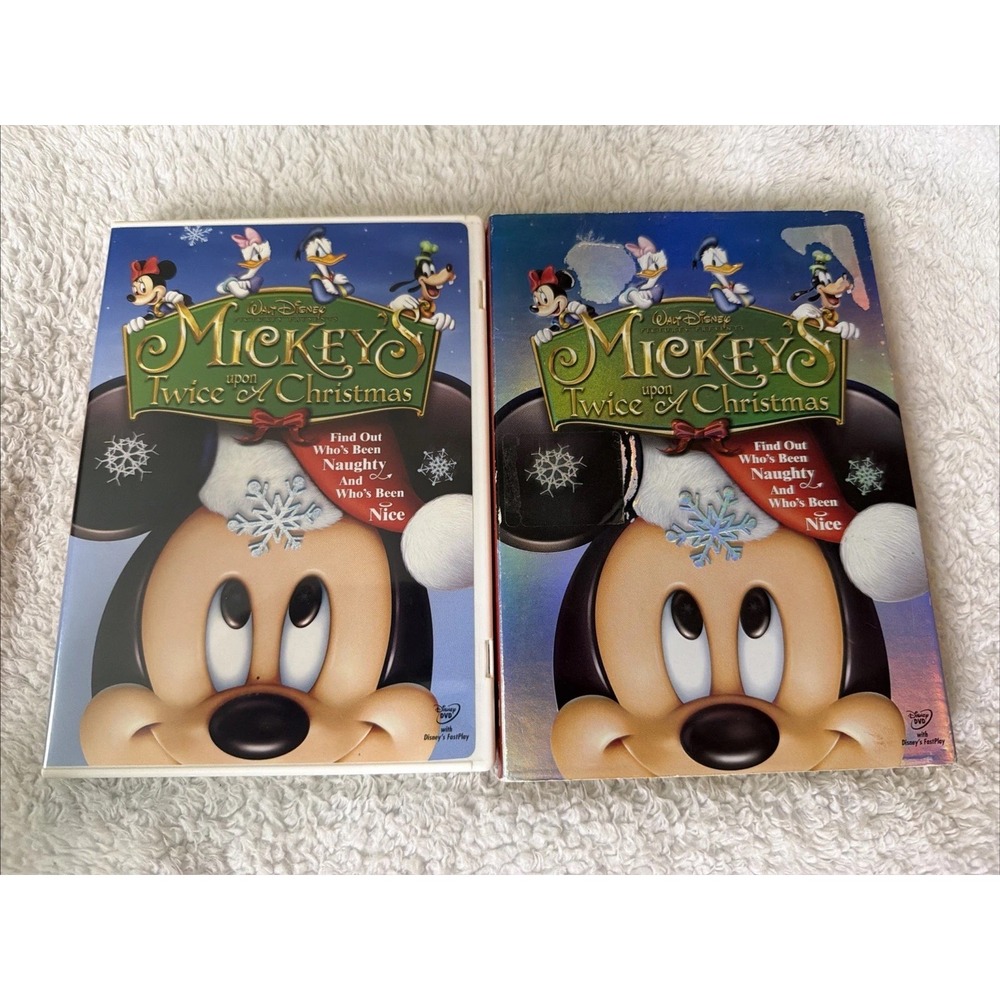 Mickey's Twice Upon a Christmas (DVD, 2004) Walt Disney Slipcover